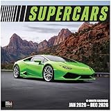 RED EMBER Select - Supercars 2026 Wall Calendar 12 Month | 12' x 24' Open | Thick & Sturdy Paper | Holiday Gift | Luxury Exotic Sports Car Calendar 2026