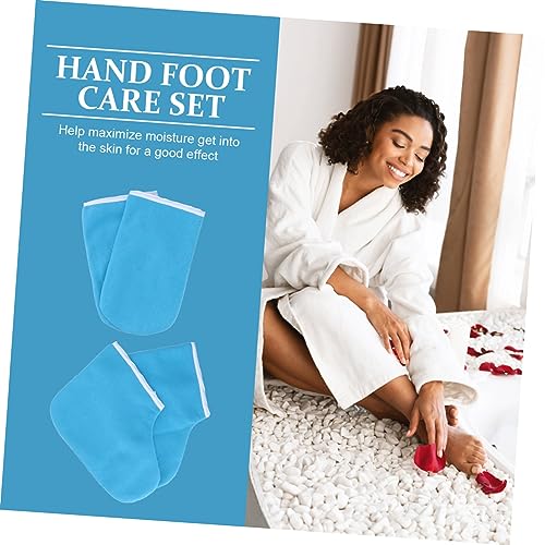 Garneck Paraffinbad Handschuhe Und Stiefel Set Aus Frottee - Wärmetherapie Für Hände Und Füße - Ideal Für Spa Behandlungen Und Intensive Handpflege Bequem Und Isoliert