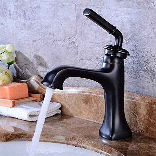 Robinet de salle de bain mitigeur surélevé pour stopper les éclaboussures - 3