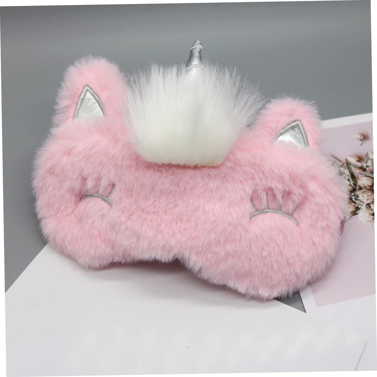 Ipetboom 10pièces Masque De Sommeil Peluche Douce Couvre-yeux Confortable Pour Garçon Fille Et Adultes Pour Voyage Siestes Bloque Totalement La Lumière