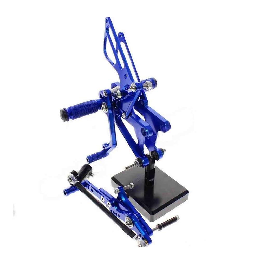 Motorcycle anti-slip footpegs Adjustable Rider Rear Sets Rearset Footrest Foot Rest Pegs For Daytona 675 R 2006 2007 2008 2009 2010 2011 2012