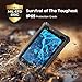 MUNBYN Rugged Windows Tablet with Barcode Scanner IRT06, 8