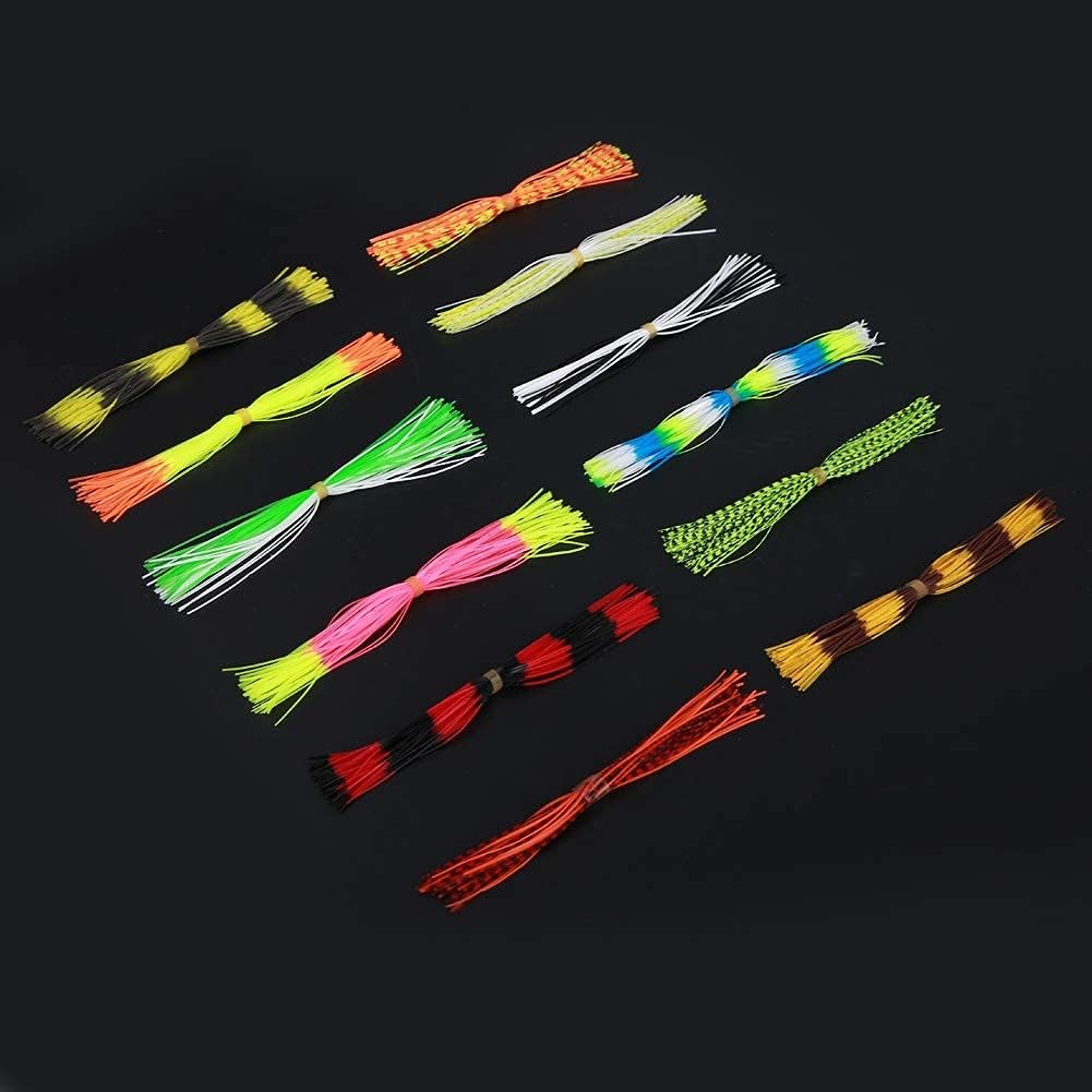Jig Lure Spódnice 600 pasm miękkie silikonowe spódnice z przynętą zestaw do jig przynęty do samodzielnego wykonania jig przynęta muchy akcesoria