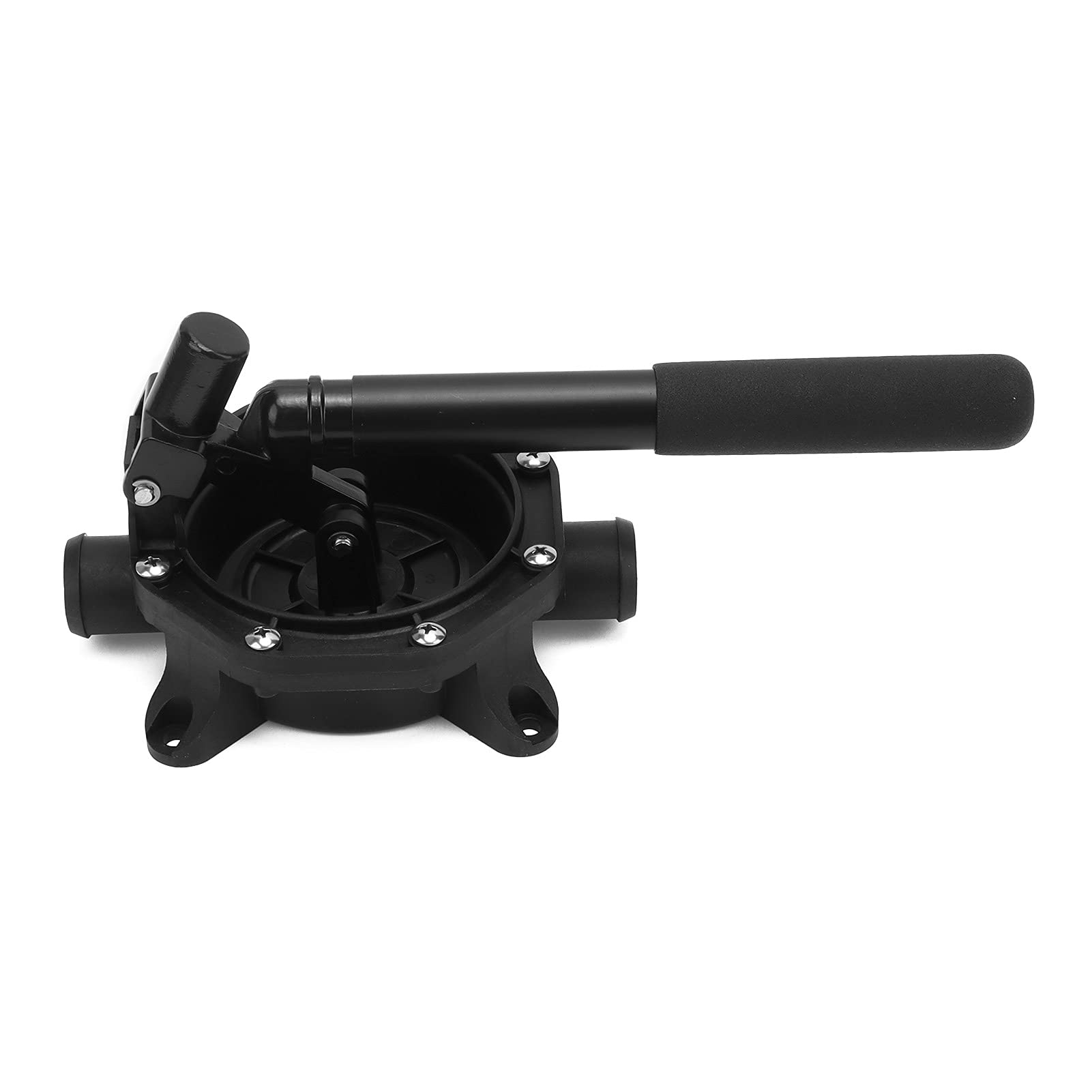Manual Diaphragm Pump with Aluminium Handle | Autoadescante, adatto per uso marino, dimensioni compatte, flusso di 720 GPH, compatibilità con tubo da 33 mm