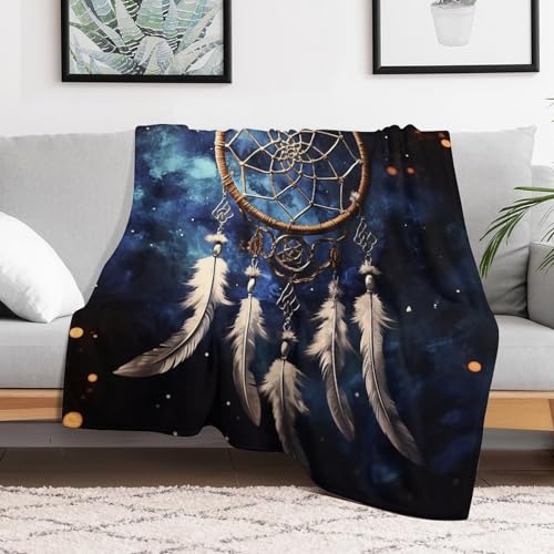Couverture flanelle attrape-rêves plaid chaud pour lit et canapé toutes saisons - 6