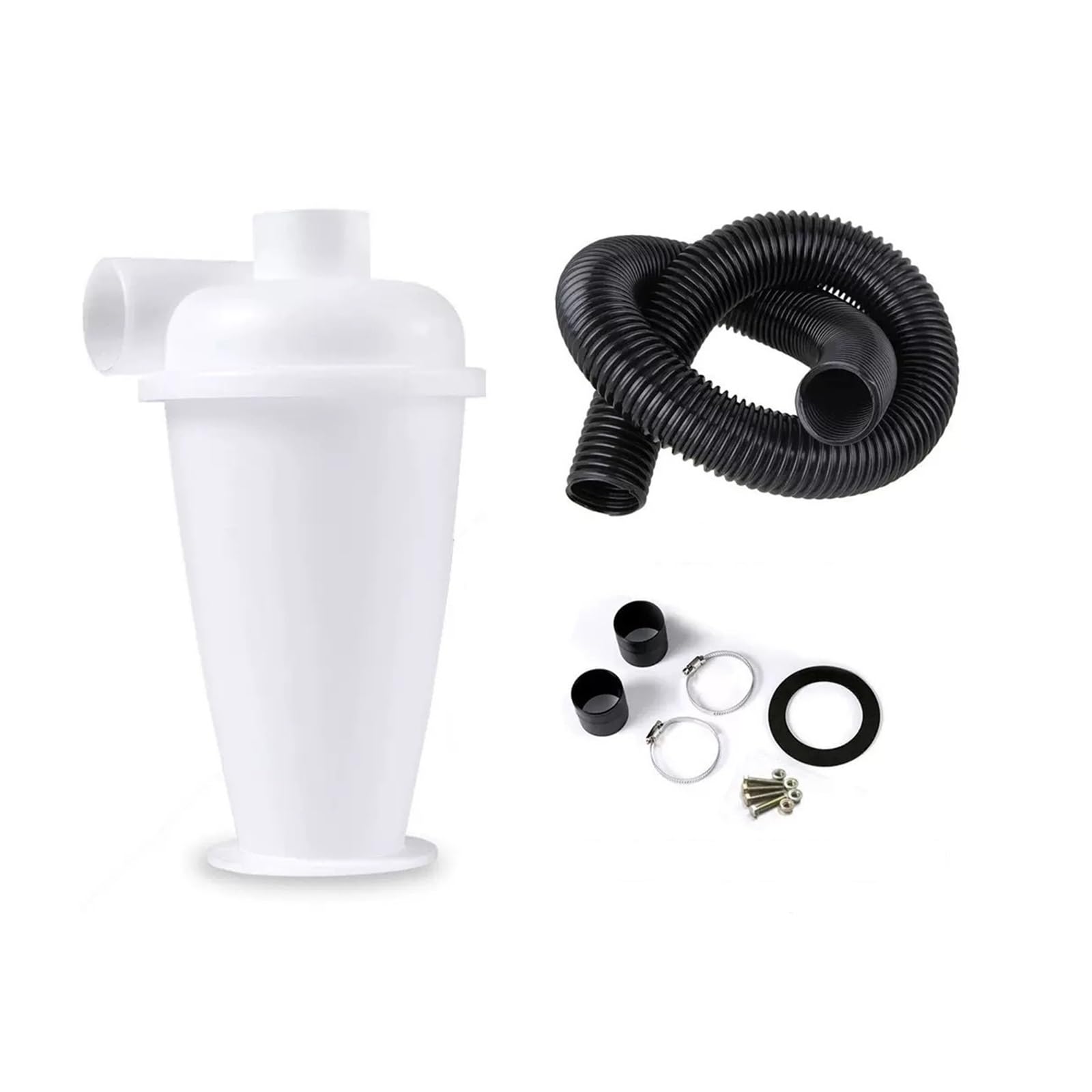 2M/3M Schlauch Zyklon Abscheider 50mm Turbo Holzbearbeitung Filter