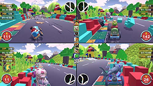 Jeu de course Animal Kart Racer Nintendo SWITCH 4 joueurs Code de téléchargement Standard - vue 10