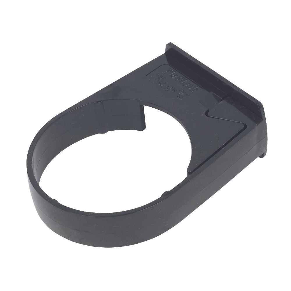 Floplast 50mm Brown (Downpipe Bracket/Clip) Miniflo Guttering for shed, Porch, Conservatory, Out Building, etc Full Range