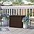 Suncast Small Outdoor Storage Box - 22 Gallon Java Resin Outdoor Deck Box, Flat-Lid Bench Seating, Patio Storage Bin Container for Organizing Tools, Cushions for Porch, Deck, Pool, & Garden