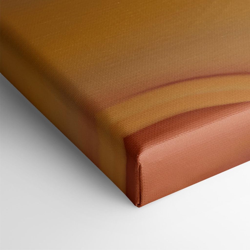 Canvas for Living room. Fluid Dreams in Coffee and Shadow: Unlocking the Abstract Metallica, 27 x 18 inch Canvas Wall Art - Contemporary Masterpieces - Modern Home Decor