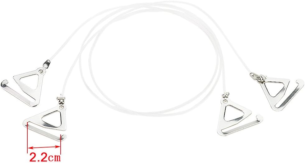 LUHEN Women Invisible Clear Bra Straps Replacement Adjustable Bra Strap