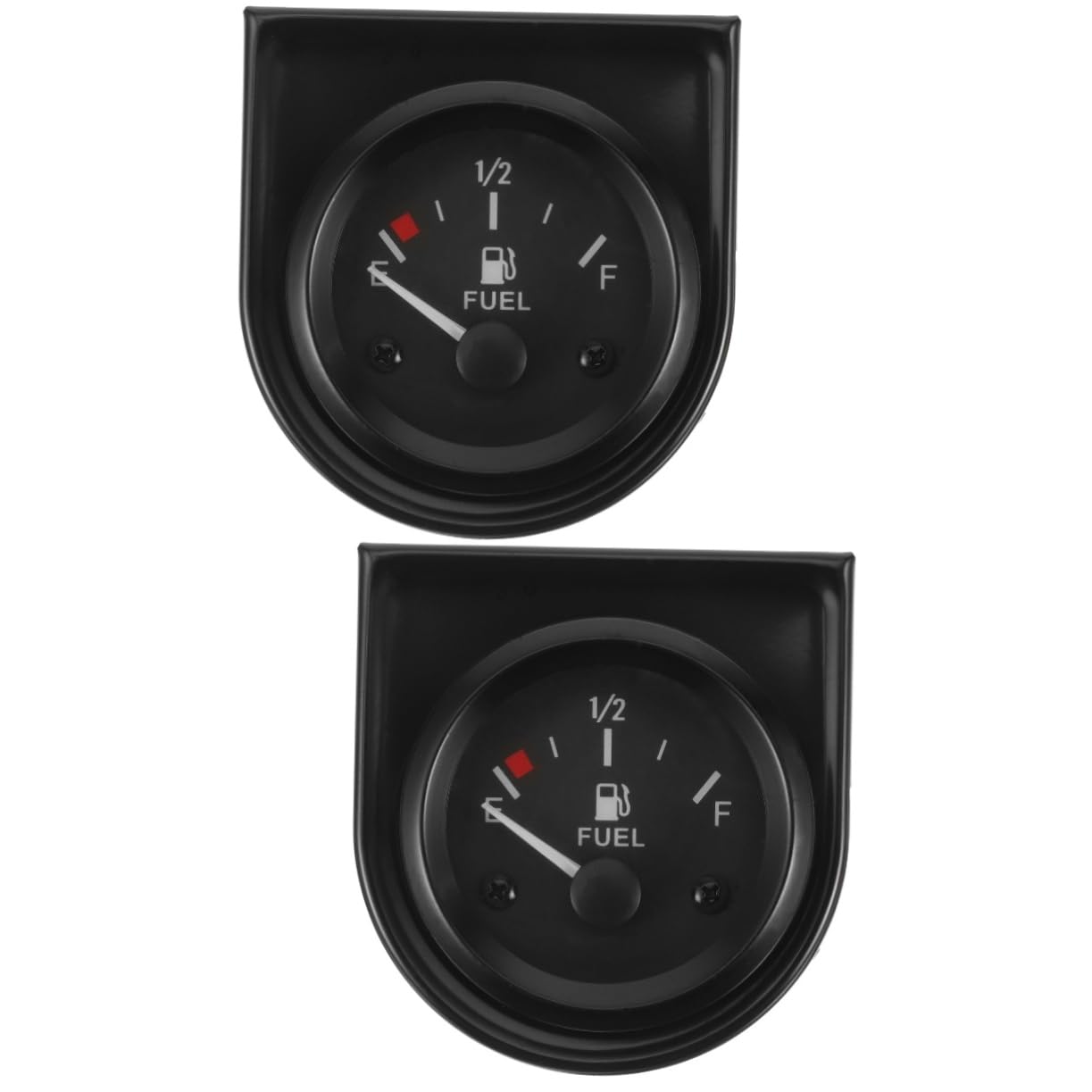 Zerodeko 2 Stück Auto Modifizierte Messgeräteanzeige Auto Auto Öltankanzeige Gasanzeige Für Auto Füllstandsanzeige Auto Zubehör Auto Gadgets Tragbare Tankanzeige Auto Zubehör Kunststoff