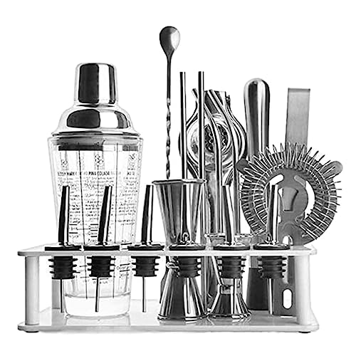 Set de Coctelera Profesional con Accesorios Acero Inoxidable miniatura 1