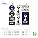 Desert Cactus Tottenham Hotspur Spurs Sticker Decal Sheet Vinyl Football Soccer Premier League Laptop Water Bottle Car Scrapbook (Type 2)
