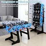 HLC table multi-jeux 5-en-1 pliable, plateau MDF et 26 kg photo 6