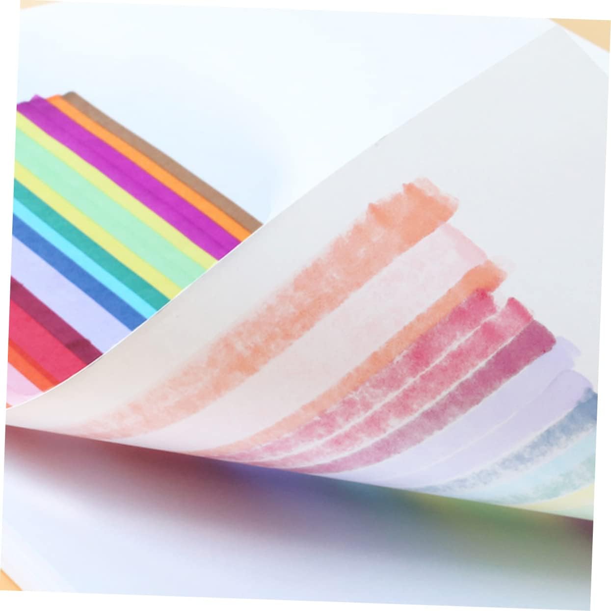 SEWOART 50sheets Blank Sketch Paper Drawing Paper for Artists Students Compatible with Pencils Inks and Pastels and Watercolor Art