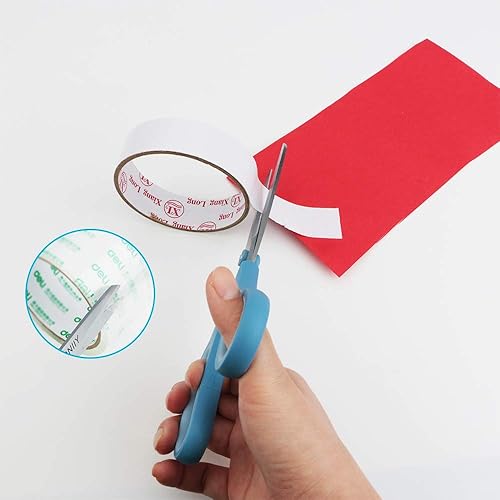 Miniatura 5 de Tijeras, hoja afilada, mango ergonómico, tijeras resistentes para oficina, hogar, escuela, costura, tela, suministros de manualidades, paquete de