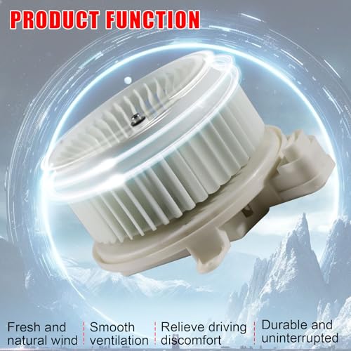 Image of 700298 AC Heater Blower Motor Fan Assembly Fit for Toyota Sienna 2011-2020 | Sequoia 2008-2022,for Lexus ES350 2015,ES300h 2015-2018 Replace# 87103-0C051 700298 871030C051 75050, 8710333140