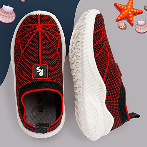 Image of Casual Shoes for 2 Years to 4 Years Kids Boys & Girls Spider Non Woven Design Slip-On Light Weight Sneakers for Toddler