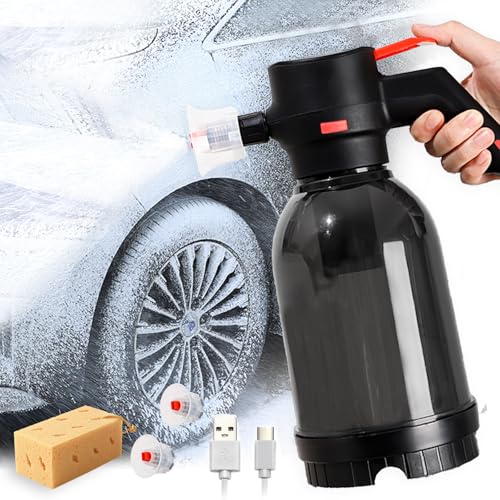 DMYNI Electric Foam Sprayer Car Wash, Battery Foam Pump Sprayer, Portable...