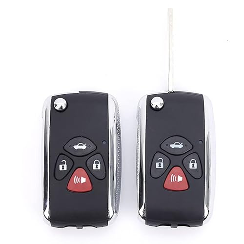 Kemani Uncut Blade Modify Flip Folding Remote Key Shell Refit For Toyota Camry Avalon Corolla Matrix Rav4 Venza Keylless Fob Case 4 Button No Chips #TOP7