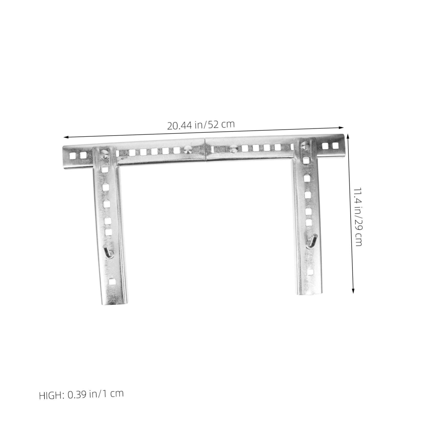 Soporte Metálico para Calentador de Agua de Pared, Hierro, Plata | Colgador para Termo Eléctrico, Compatible Paredes Huecas, Instalación Rápida y Diseño Compacto