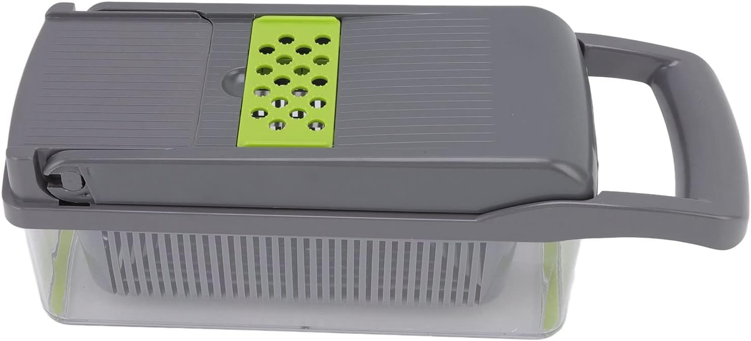 Multifunctional Vegetable Chopper, Food with Mandoline, Egg White Separator, Garlic Grinder for Potato Carrot Onion