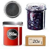 Fonctionnel : les bocaux de conservation ont des couvercles de couleur unie, des couvercles avec des motifs colorés et un motif de fruits, légumes ou apiculteurs. Les bocaux de conservation avec couvercles sont adaptés pour les cornichons, les champignons, les confitures, les compotes, les liqueurs de fruits, le miel ainsi que les pâtés, les saucisses et les produits secs.