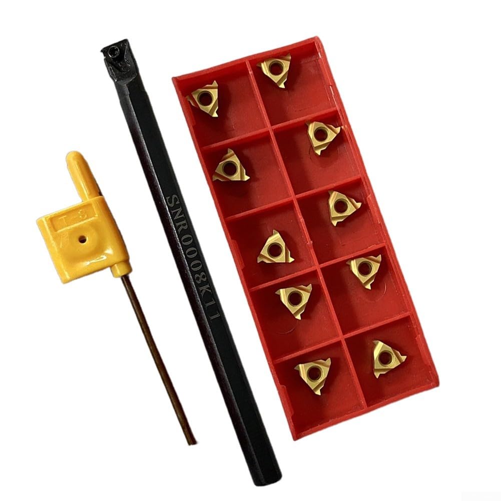 ZYWUOY SNR0008K11 Barre d'alésage pour porte-outil de tournage, forte résistance, clé T8