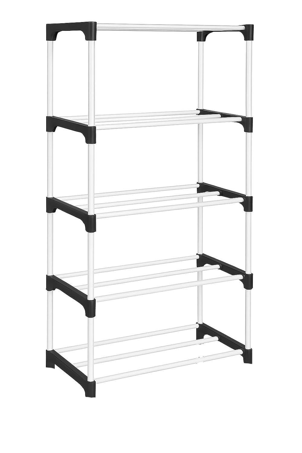5-Layer Collapsible Wardrobe 5 Shelves Storage Clothes Storage Rack Quick Wardrobe/Cabinet/Multipurpose Storage Rack, Foldable, Collapsible Fabric Organizer for Home Office-image-31