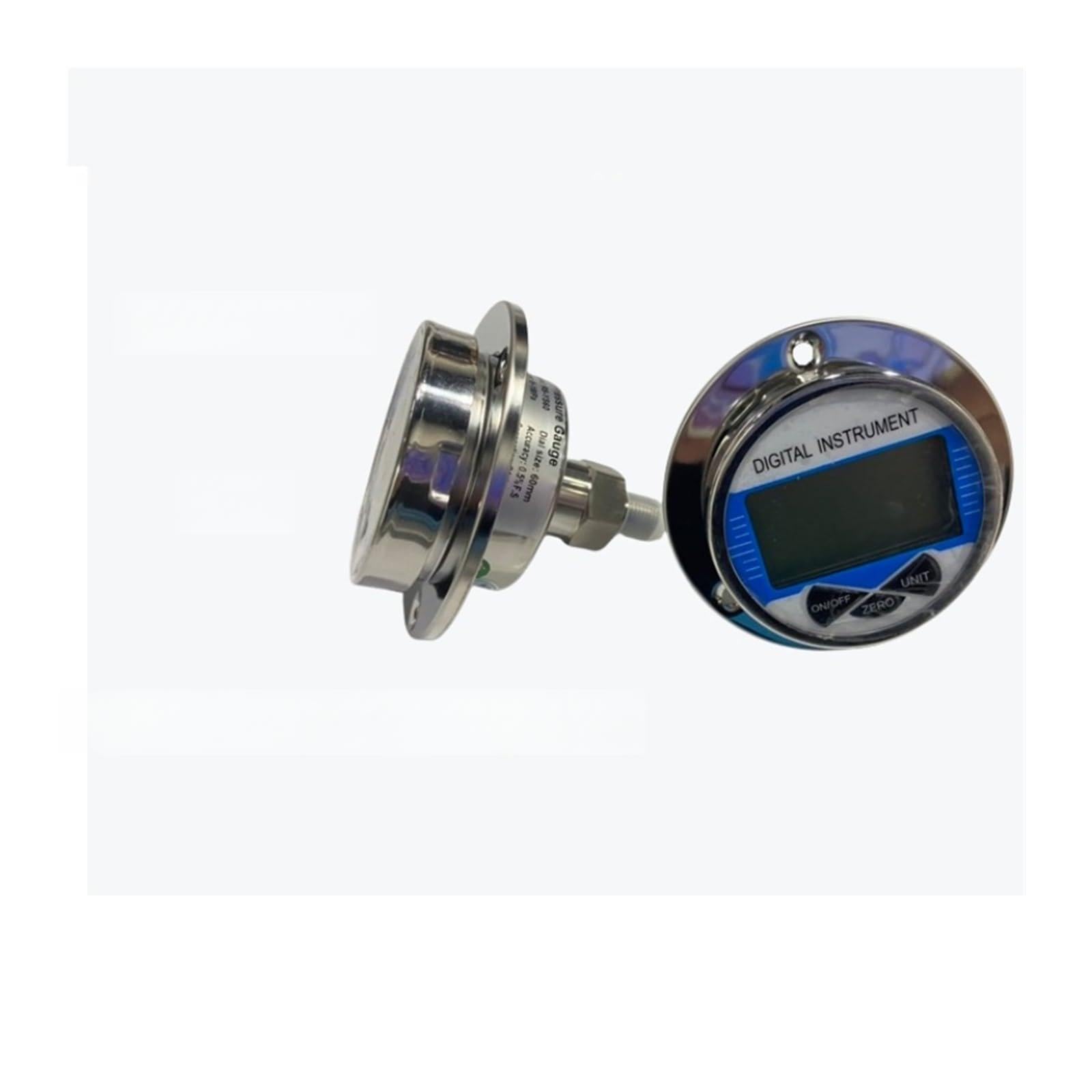 Manometer, 10bar kabelloses digitales Manometer G1/4 Luft, Flüssigkeit, Heizöl, Wasser, hohe Genauigkeit, Druckmanometer(Axial G1-4,0-50bar)