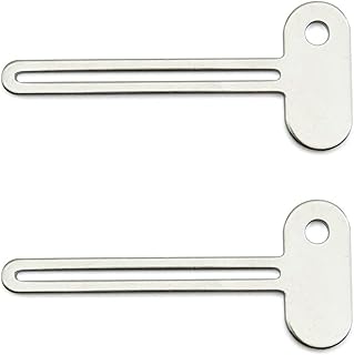 Set Of 2 Stainless Steel Tube Toothpaste Squeezer Tube Bathroom Hair Color Dye Cosmetic Paint Squeezer Dispensers Hand Cream Tube Keys