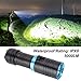 Pilipane Diving Flashlight Underwater Scuba Dive, Diving Flashlights, IPX8 Watertight Professional Rechargable Dive Light, 5000LM Diving Flashlight with Power Indicator