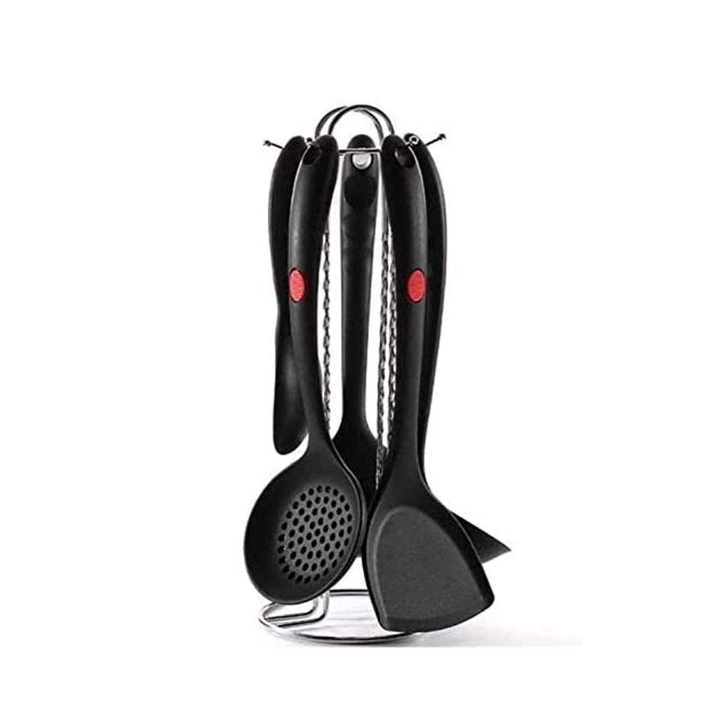 Juego de Utensilios de Cocina de Silicona, espátula Antiadherente, Mango Resistente al Calor, Utensilios de Cocina