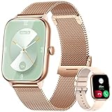 【GROSSE KOMPATIBILITÄT & 1 JAHR QUALITÄTSGARANTIE】LINSONK armbanduhr damen kompatibel mit Android und iPhone, unterstützt Android 5.0 und IOS 10.0 Geräte. LinsonK bietet 12 Monate Geld-zurück oder kostenlosen Ersatz. Kaufen Sie ohne Risiko! Wenn Sie irgendwelche Fragen oder Probleme haben, mailen Sie uns bitte jederzeit und wir werden Ihnen innerhalb von 24 Stunden während der Arbeitstage antworten.