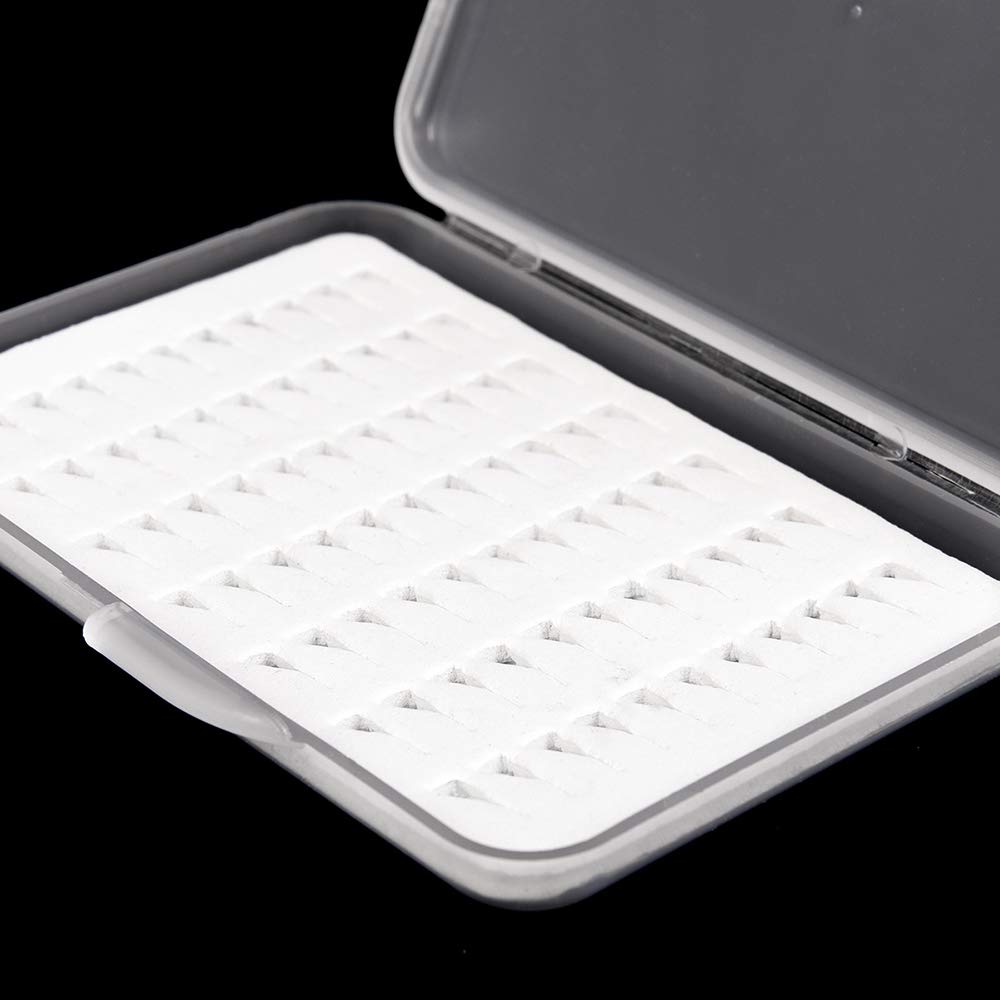 Cajas de pesca de espuma delgada de gran capacidad, con tapa transparente, cajas de pesca para competición, anzuelos de pesca