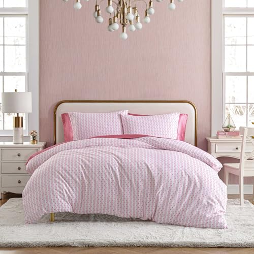 Betsey Johnson - Twin Duvet Cover with Matching Sham, Soft Bedding Set - image 1