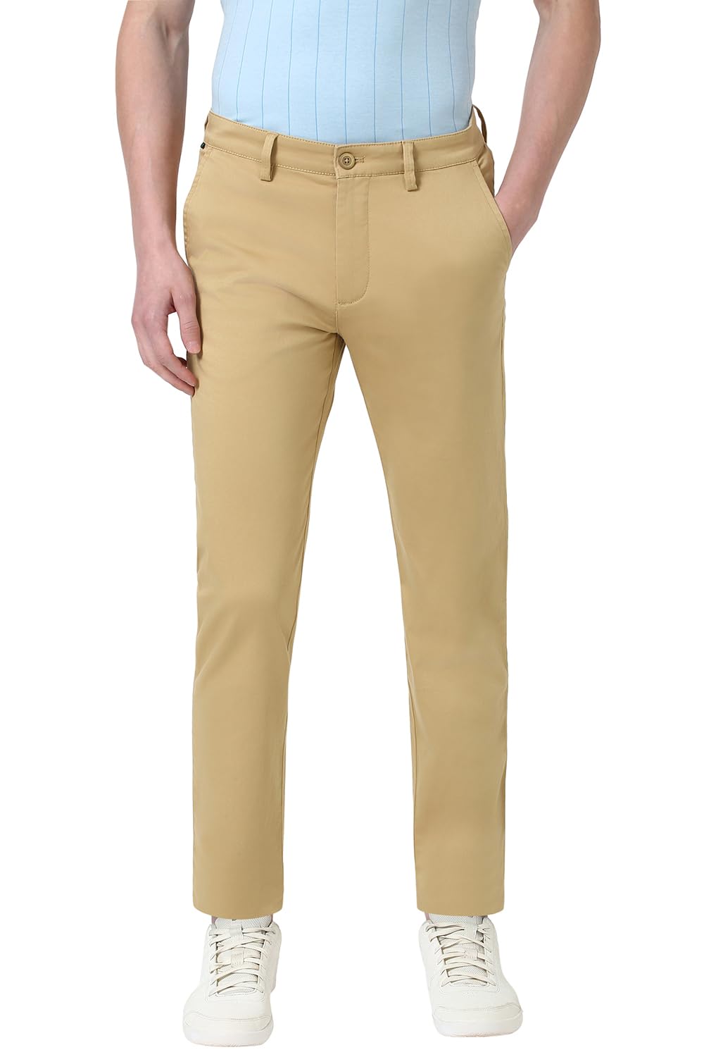 peter england Men's Slim Casual Pants-picture-44