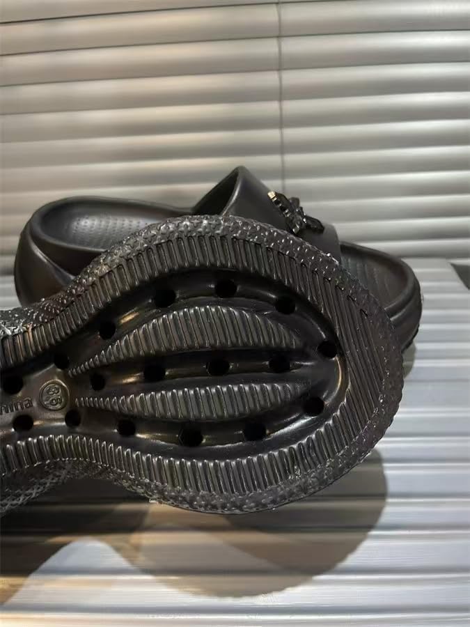 Wedge Flip Flops for Women，Cozy Non Slip Shower Slides Beach Sandals，Women Lightweight Home Chunky Summer Slippers4