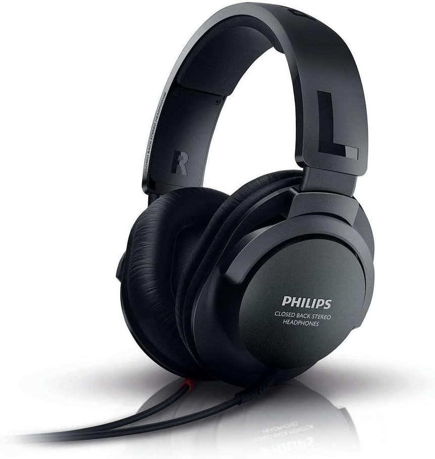 Philips SHP2600/27 Over-Ear Headphones, Black