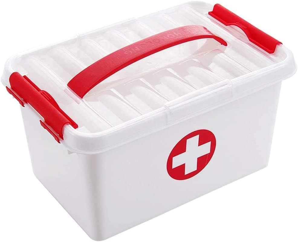 Clefairy Double Layers Portable Medicine Storage Box Organizer with