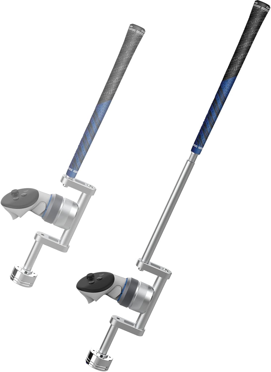 YEZRO All-New VR Golf Club Attachment for Meta Quest 3s/3/2 & Pro  Dual Length 27 or 19 Adjustable Weighted Handle for Realistic Swing, Fits Left & Right Controllers