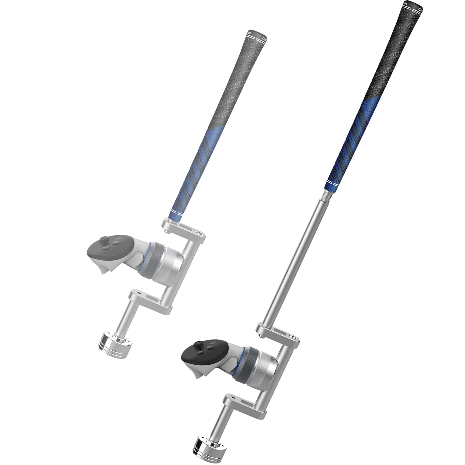 YEZRO VR Golf Club Attachment for Meta Quest 3s/3/2 and Pro(2025 Newest) - 27” & 19” Dual Length Adjustable Weighted Golf Club Handle Accessory for Golf+ Realistic Weight & Balance (for Left & Right