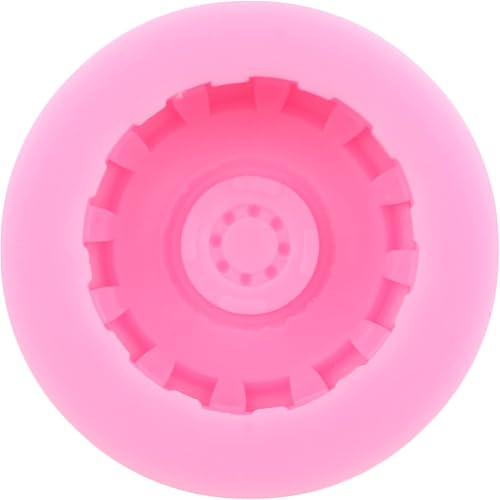 Miniatura 8 de Molde redondo para fondant, molde de silicona para rueda de camión, moldes de chocolate para decoración de pasteles, decoración de cupcakes, pasta