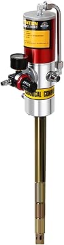 Pneumatic Grease Gun - 30-40Mpa 0.85L/Min, 501 Ratio Air Operated Grease Pump, for Construction Machinery Farm Equipment and Machine Color A, Size 400mm