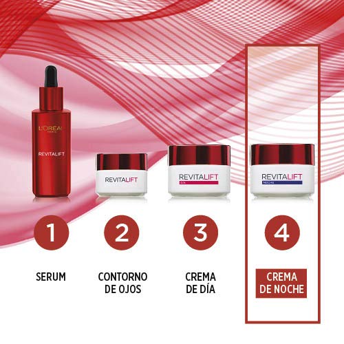 Variante de L'Oreal Paris crema de noche Revitalift 50 ml