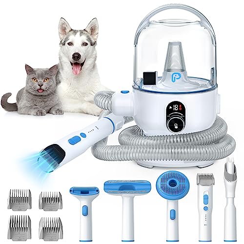 GARVEE-Dog-Grooming-Vacuum-Pet-Brush-Kit-for-Shedding-Grooming-Vacuum-Suction-9999-Low-Noise-Pet-Hair-With-5-Pet-Grooming-Tools