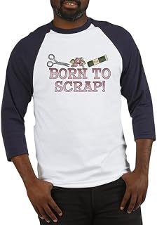 CafePress Born to Scrap Baseball Jersey Baseball Shirt