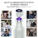 VSITOO 33oz Smart Self Cleaning Water Bottle，Insulated Water Bottle with Stainless Steel, BPA-Free, AI Self-Clean, 30-Day Battery, Magnetic Charging for Travel, Gym or Office, White