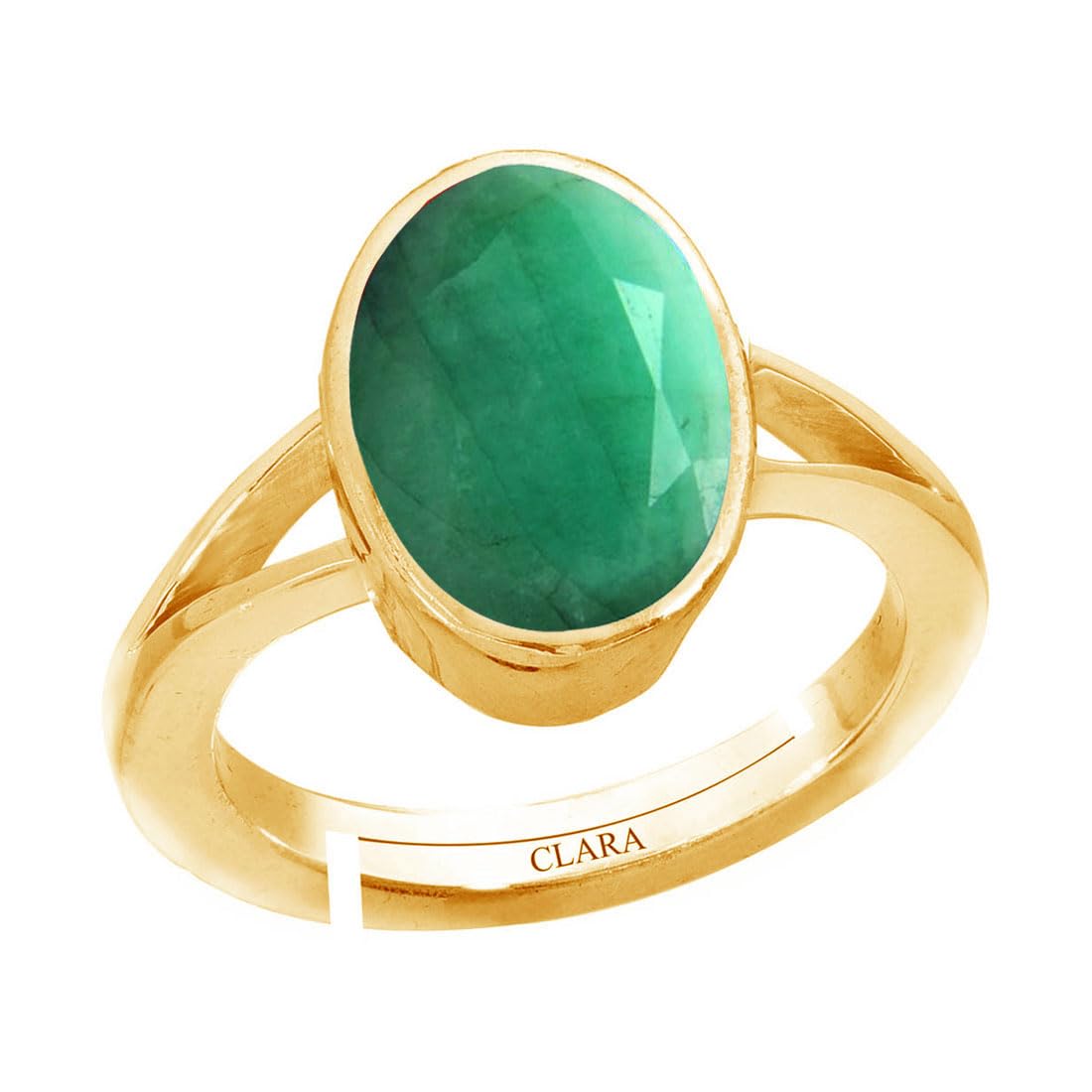 Clara Certified Emerald Panna 3cts or 3.25ratti Panchdhatu adjustable Ring for Men (B0D4VJJ96D) Amazon Price History, Amazon Price Tracker